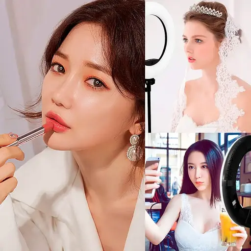 Кольцевая LED лампа Veron FS-480 II LSD 45см 48W 2700-7500K White [121983] - фото 5