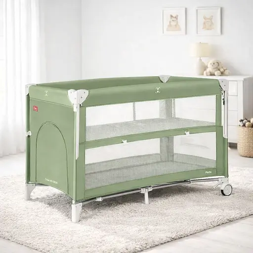 Манеж Carrello Porta CRL-18103 Mint Green со вторым дном /1/MOQ[CD] - фото 2