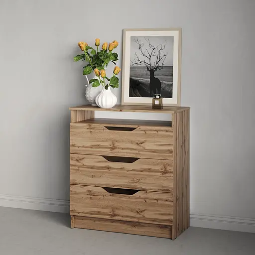 Комод в спальню MebelStar 800 Лилу 81x40x89 см Дуб тахо (MBS-1345)