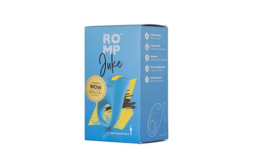 Ерекційне віброкільце Romp Juke особлива вигнута віброголовка 10 варіантів стимуляції - фото 8