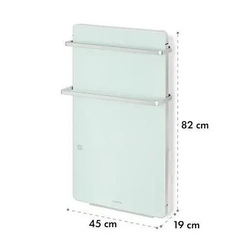 Инфракрасный обогреватель Klarstein Hot Spot Crystal Flow для ванной комнаты 36 м² 2000 Вт 5-40 °C LED 2000 Вт - фото 3