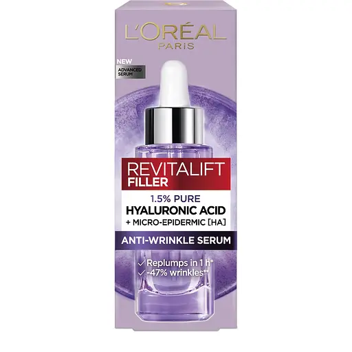 Сироватка для обличчя проти зморщок L'Oreal Paris Revitalift Філер з гіалуроновою кислотою 30 мл (AA157400) - фото 3