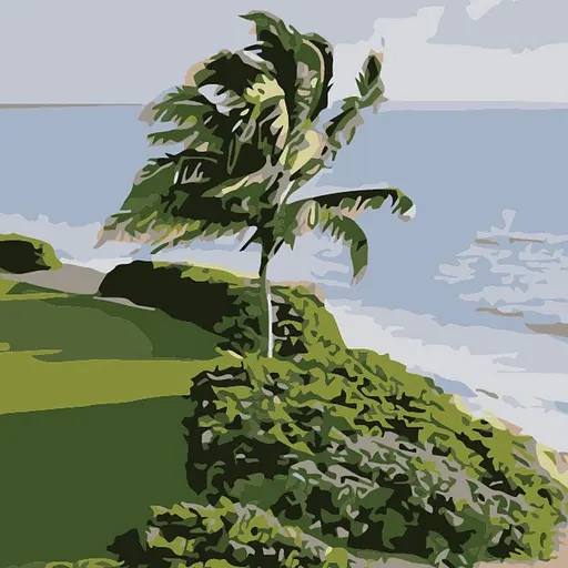 Картина по номерам Strateg На склонах океана размером 20х20 см (HH5790) - фото 1