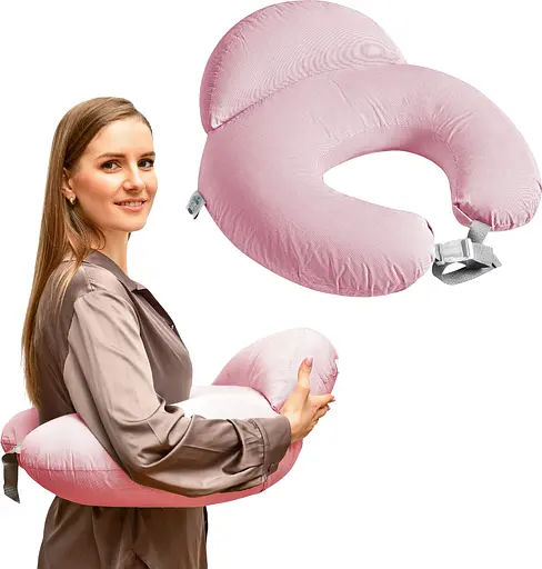 Подушка для годування Sei Design диванчик пудра смужка 60х70х16 см (8-35409*003) - фото 2