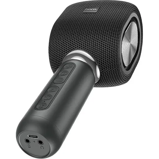 Микрофон с караоке Hoco BK8 Cool Hi K-Song Black (759542) [79259] - фото 2