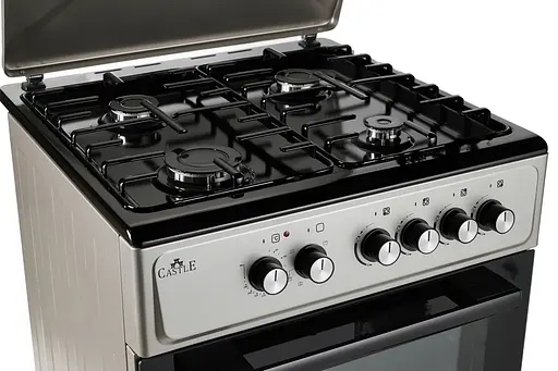 Плита комбінована Castle CPG-60B сіра - фото 4