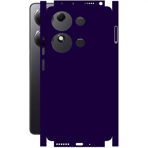 Защитная пленка StatusSKIN для Xiaomi Redmi Note 13 Pro 4G Корпус Винил Фиолетовая глянцевая - фото 1