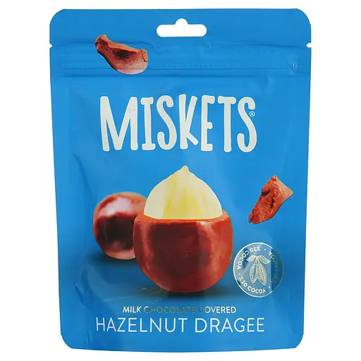 Драже Miskets з фундуком в молочному шоколаді 70 г