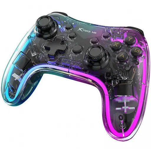 Беспроводной геймпад XTRIKE ME GP-52 с подсветкой Bluetooth Android iOS Play Station 3/4 Nintendo - фото 3