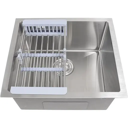 Мойка кухонная Nett NS-5045 из нержавеющей стали 50 см под столешницу 1.5 мм. - фото 8