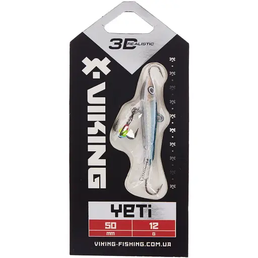 Балансир Viking Fishing Yeti Ice Jig 50mm 12.0g #11 Anchovy - фото 2