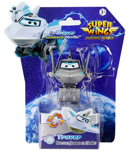 Ігрова фігурка-трансформер Super Wings Transform-a-Bots Травер (Traver) 5 см (EU780032) - фото 10