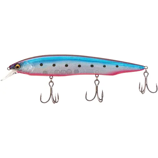 Воблер Megabass Kanata SW 160F 160mm 30.0g LZ Blue Pink Iwashi