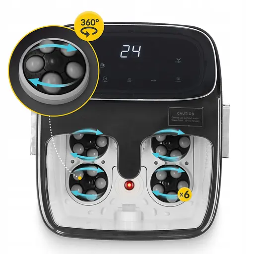 Ванна для ног гидромассажная 4FIZJO Zen 500 Вт гидромассажер для ног (P-5905973403566) - фото 3