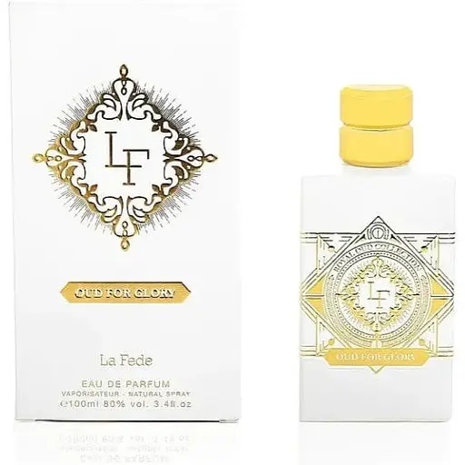 Парфюмированная вода оригинал Lattafa Khadlaj La Fede Oud For Glory 100 мл - фото 1