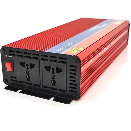 Інвертор напруги Voltronic NV-5000(2500Вт), 12/220V, approximated, 2 універсальні розетки, клем, Box