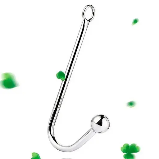 Крюк для пикантных игр украшение с шариком для новых ощущений 8 см K000781 - фото 2