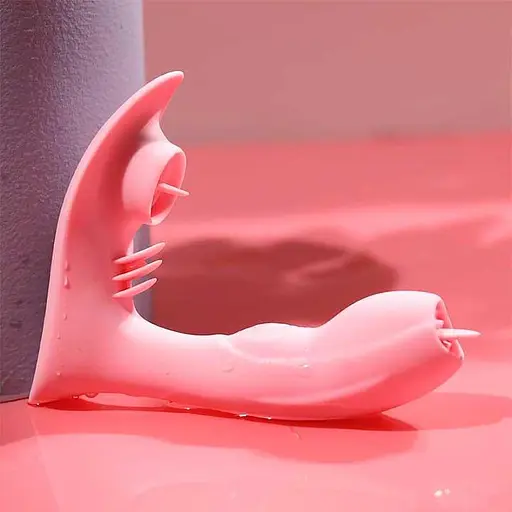 Смарт-вибратор силиконовый бабочка Love Spouse 11 см для женщин розовый - фото 2