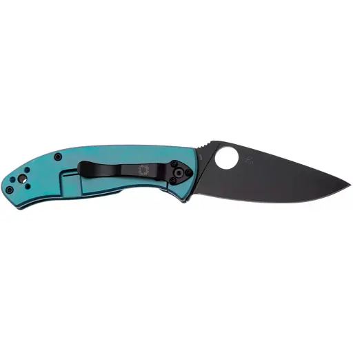 Нож Spyderco Tenacious BB Titanium Blue - фото 2