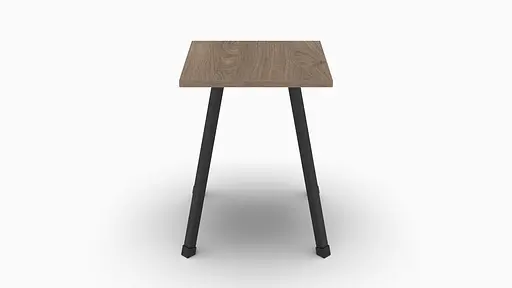 Табурет Ferrum-decor 430x320x320 Черный металл ДСП Дуб Сонома Трюфель 16 мм (FRD-104641) - фото 2