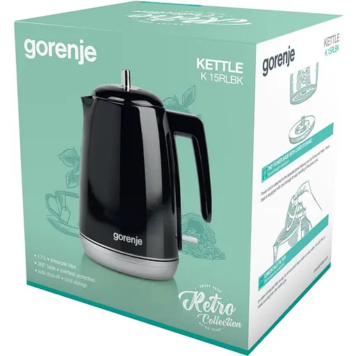 Электрочайник Gorenje K15RLBK - фото 3