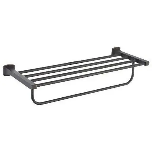 Полочка для полотенца Kraus Fortis KEA-13342ORB, Черная бронза - фото 1