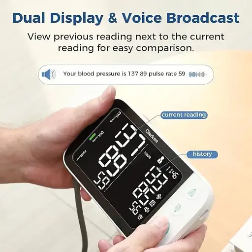 Монітор артеріального тиску Checkme BP3 C2 тонометр із Bluetooth для домашніх користувачів вагітних діабетиків - фото 3