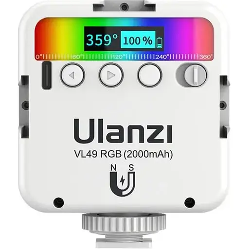 Накамерне світло Ulanzi VL49 RGB White [89660] - фото 5
