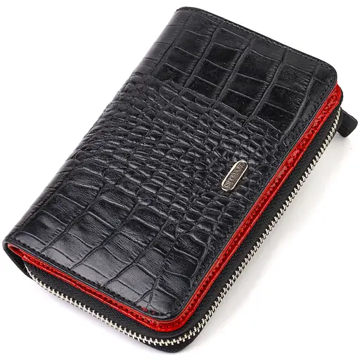 Жіночий шкіряний гаманець Canpellini 9.5х15.5х2.5 см acs0025561 - фото 1