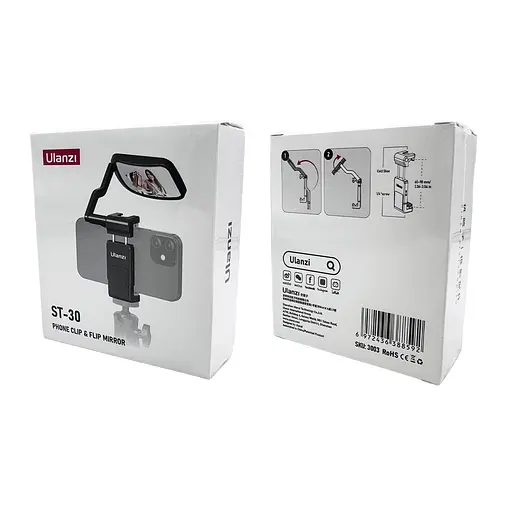 Тримач для телефону Ulanzi Vijim Phone Clip&Flip mirror Kit (UV-3003 ST-30) - фото 2