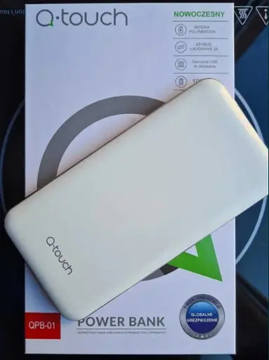 Зовнішній акумулятор Powerbank Q-Touch QPB-01 10000 mAh (Білий) - фото 4