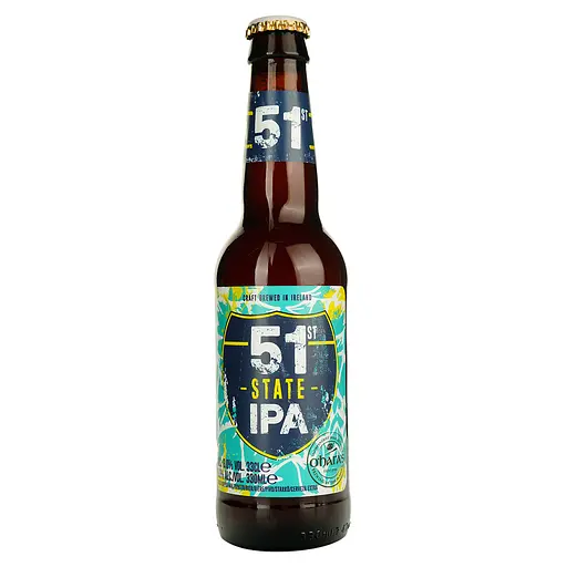 Пиво O'Hara's 51st State IPA светлое нефильтрованное 6% 0.33 л