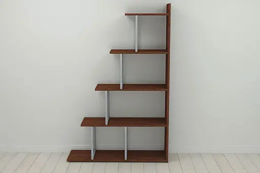 Этажерка Ferrum-decor Стелла 1600x1020x300 Серый металл ДСП Венге Магия (FRD-105485)