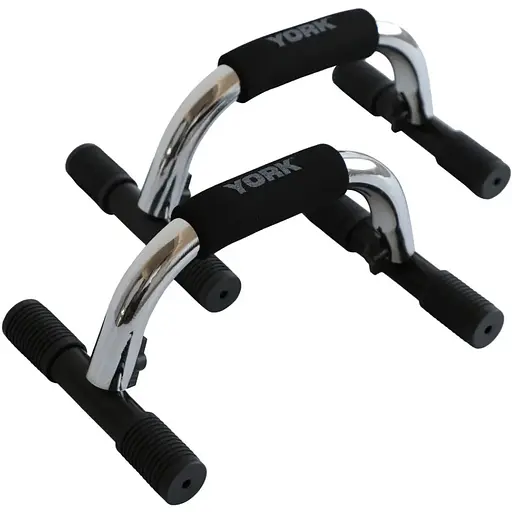 Упоры для отжиманий York Fitness (пара), хром