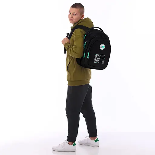 Рюкзак GoPack Teens 162M-4 Черный (GO26-162M-4) - фото 16