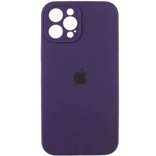 Чехол Epik Silicone Case Full Camera Protective AA для Apple iPhone 12 Pro 6.1 Фиолетовый/Elderberry