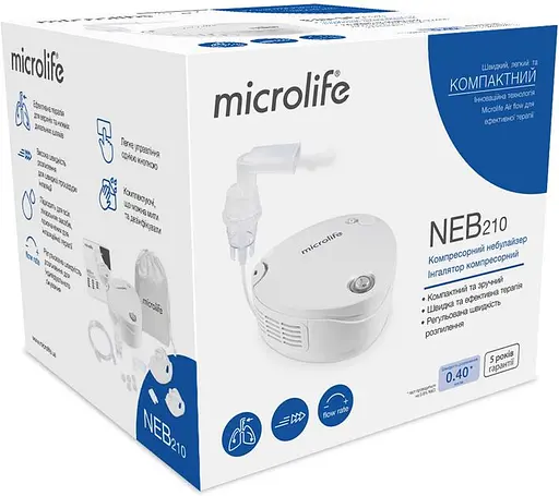 Ингалятор (небулайзер) компрессорный Microlife NEB 210