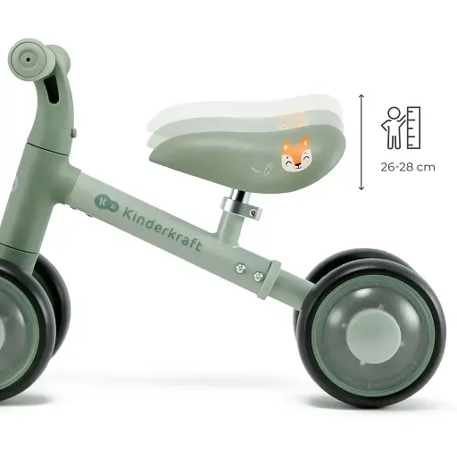 Каталка-біговел Kinderkraft Cutie Flash Green (KRCUFL00GRE0000) - фото 2