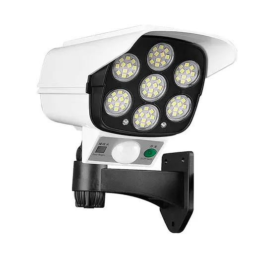 Вуличний ліхтар настінний Yiwu 77 COB LED з датчиком руху та сонячною панеллю автономна лампа для саду городу HP-L-4 - фото 2