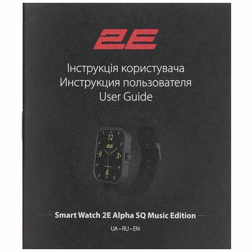 2E Смарт-годинник Alpha SQ Music Edition 46мм, 1.78`, 368x448, AMOLED, BT 5.2, Чорно-зелений - фото 9