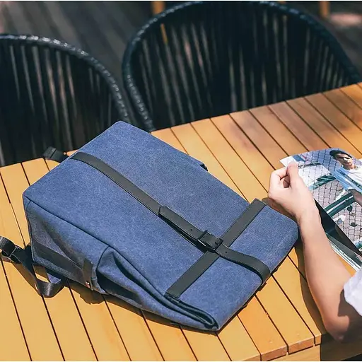 Рюкзак Xiaomi RunMi 90 GRINDER Oxford Backpack Dark Blue (темно синий) - фото 5