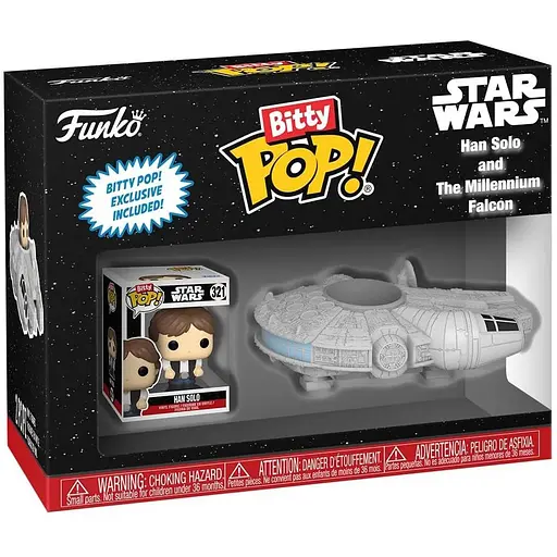 Набір фігурок Bitty Pop! Ride - Хан Соло й Тисячолітній сокіл