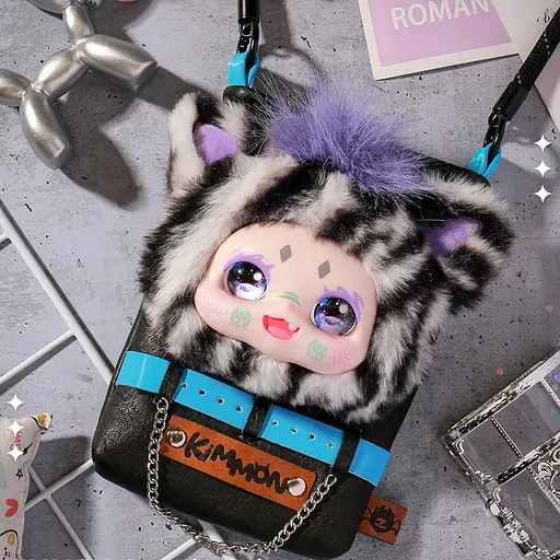 Крос-боди сумка Pop Top Kimmon 556114 застежка-магнит в виде лица - фото 8