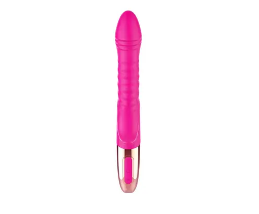 Вібратор-кролик B - Series Magic Rechargeable Thrusting, 19 см (рожевий) - фото 4