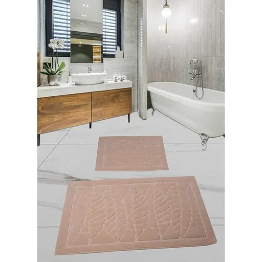 Набір килимків для ванної кімнати Diva Forest Bej 60 x 100 + 50 x 60