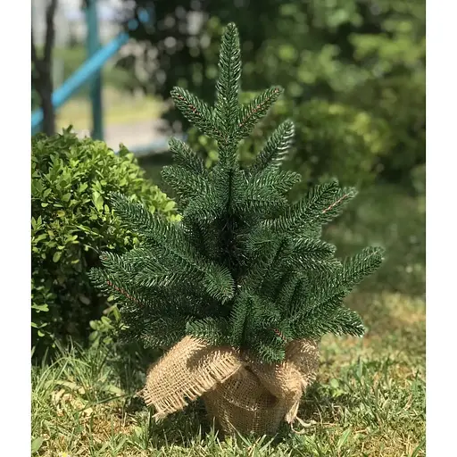 Ялинка Hvoya Classic лита в мішковині 50 см зелена - фото 3