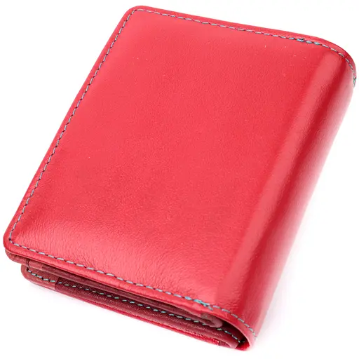 Кожаный женский кошелек ST Leather 9.5х11.5х2.5 см acs0028349 - фото 2