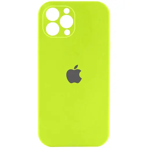 Чехол Epik Silicone Case Full Camera Protective AA для Apple iPhone 12 Pro 6.1 Кислотно-зеленый/Acid Green