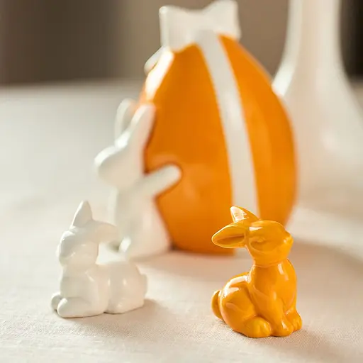 Статуэтка декоративная MBM HOME Апельсиновый кролик белый (DH-ST-41 WHITE) - фото 6