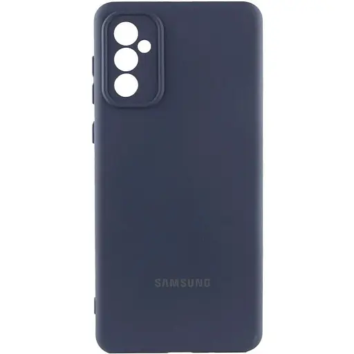 Чохол Silicone Cover Lakshmi Full Camera (AA) with logo для Samsung Galaxy S25+ Синій / Midnight blue